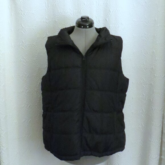 New York & Company Women's Black Fleece Lined Front Zip Vest Size XL - Picture 1 of 9